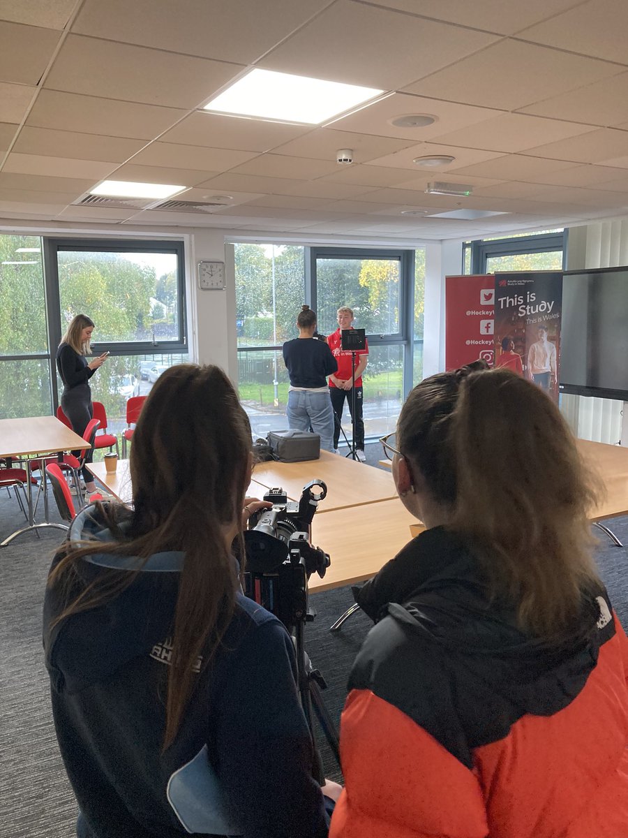 Hoci Cymru (@hockeywales) on Twitter photo Busy at Hockey HQ for men’s media day +training camp. Great to have <a href="/wearecowshed/">Cowshed</a> filming for shirt sponsors <a href="/StudyWales/">Study in Wales</a> 🎥<a href="/tombrownsport/">Tom Brown</a> <a href="/BBCSportWales/">BBC Sport Wales</a> interviewing star players to see what makes them tick 🎤<a href="/cardiffmet/">Cardiff Metropolitan University</a> interns covering all the action! 📽 #diwrnodcyfryngau Busy at Hockey HQ for men’s media day +training camp. Great to have <a href="/wearecowshed/">Cowshed</a> filming for shirt sponsors <a href="/StudyWales/">Study in Wales</a> 🎥<a href="/tombrownsport/">Tom Brown</a> <a href="/BBCSportWales/">BBC Sport Wales</a> interviewing star players to see what makes them tick 🎤<a href="/cardiffmet/">Cardiff Metropolitan University</a> interns covering all the action! 📽 #diwrnodcyfryngau