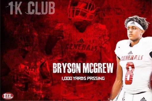 Blessed to be in the 1K passing club as a sophomore 👏🏾🖤
Only up from here
<a href="/theleegenerals/">Lee Generals</a> <a href="/AL7AFootball/">Alabama7AFootball</a> #QB1