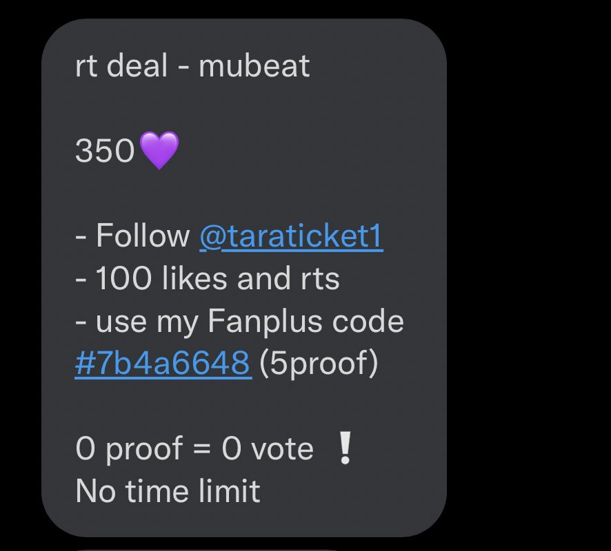 foreverjayzed's tweet photo. RT DEAL FOR #ENHYPEN_JAY ON MUBEAT

🎁: 350 HB

☑️ Rules:
- 100 likes and retweet
- follow @taraticket1 
- use Fanplus code #7b4a6648 (5 PROOFS) 

0 proof = 0 vote

#ENFuelUp #ENVOOSTERS https://t.co/YQbJXixEug