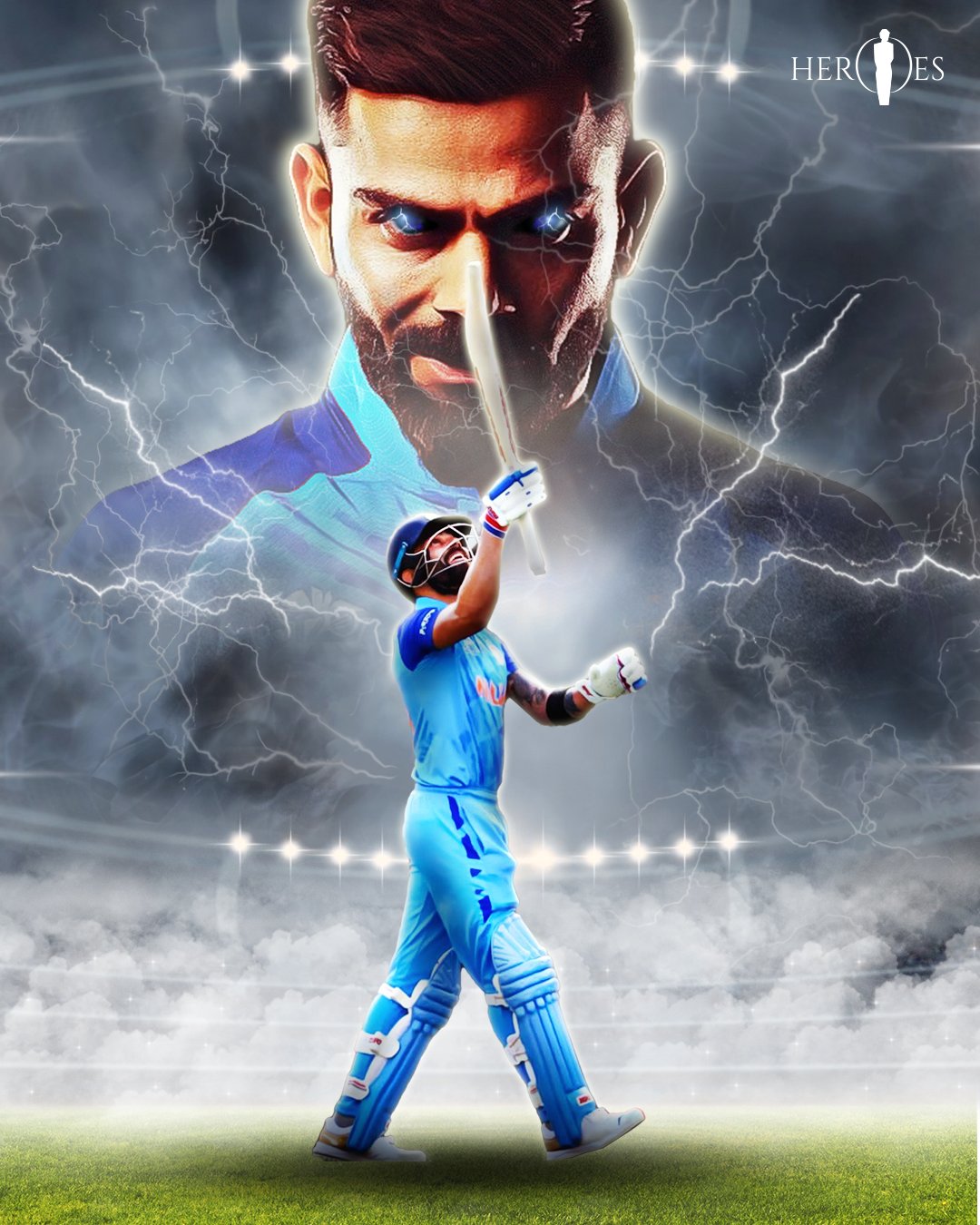 ipl19 virat kohli-wallpaper(2 days Hardwork)Art #viratkohli | Virat kohli  wallpapers, Royal challengers bangalore, Virat kohli