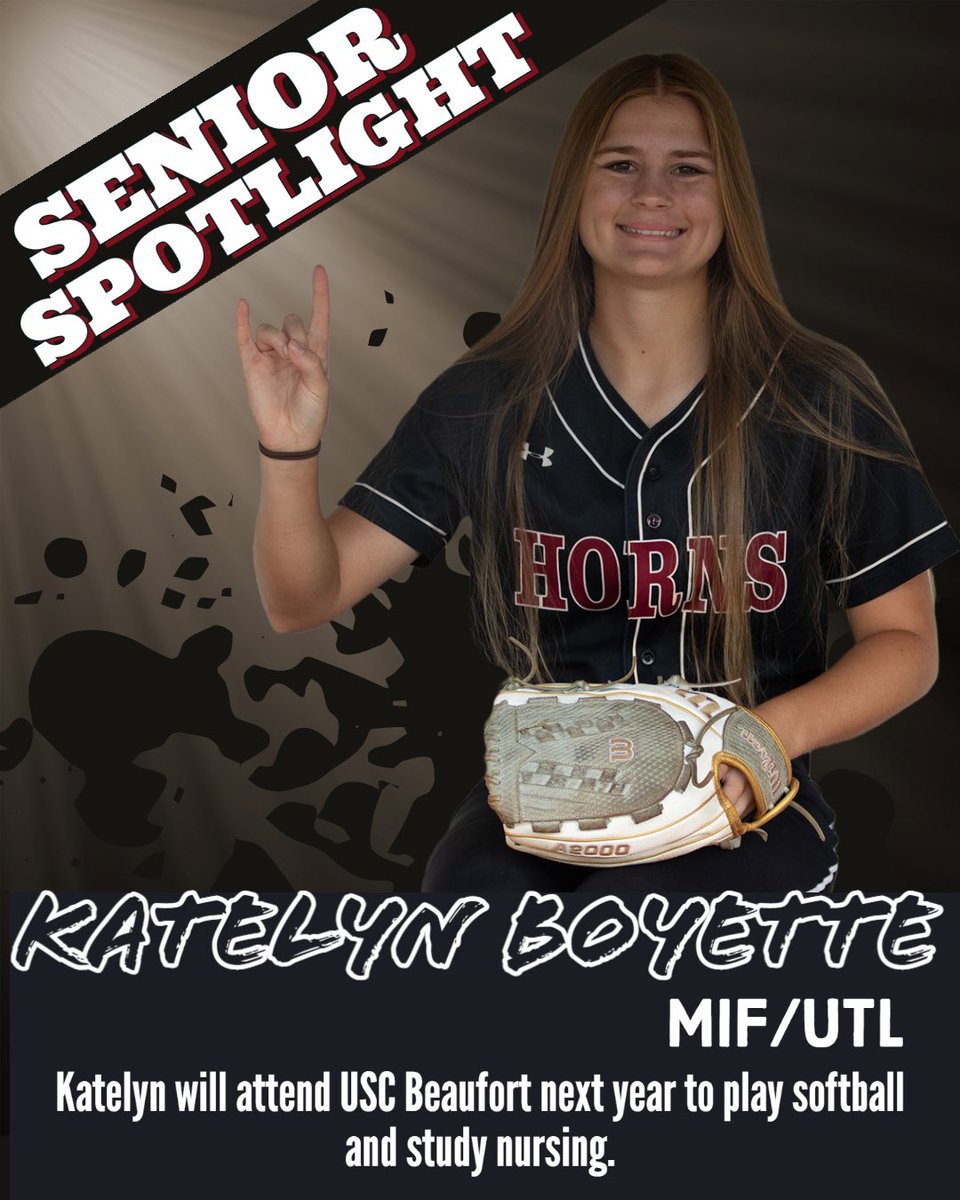 LambertSftBall's tweet photo. Last up for our seniors is our awesome shortstop, Katelyn Boyette! https://t.co/6cViVI0vAU