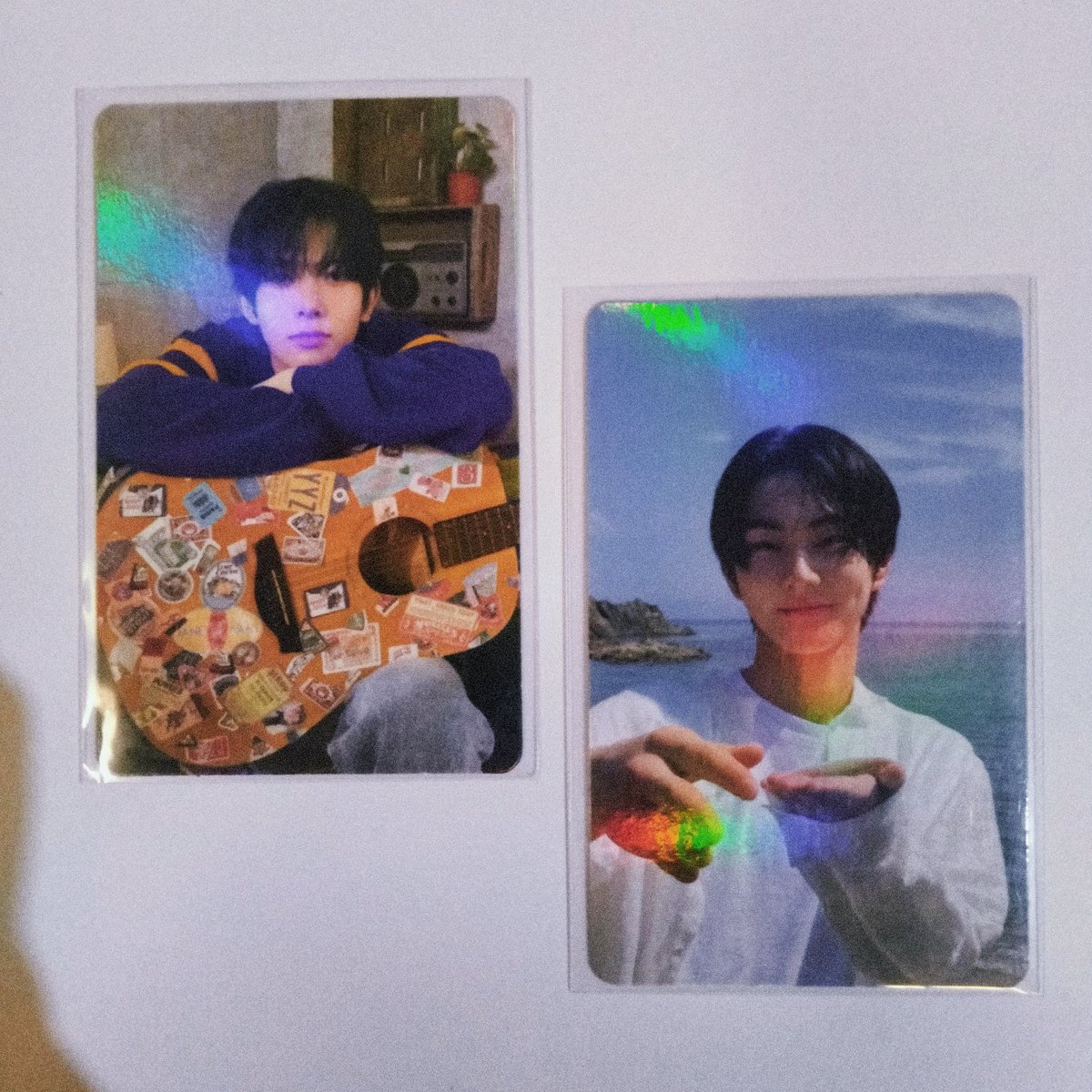 _mariscart's tweet photo. wts lfb enhypen ph

heewon d:d holo pc set
→ 450 + lsf (selling as set)

• 250 hee guitar
• 200 won basbas

both in mint condition.
free packaging fee.

📦: jnt (drop off)
💵: gcash (3 days dop)

t. jungwon jake jay sunghoon sunoo ni-ki heeseung photocard https://t.co/Fn3oMhGL2U