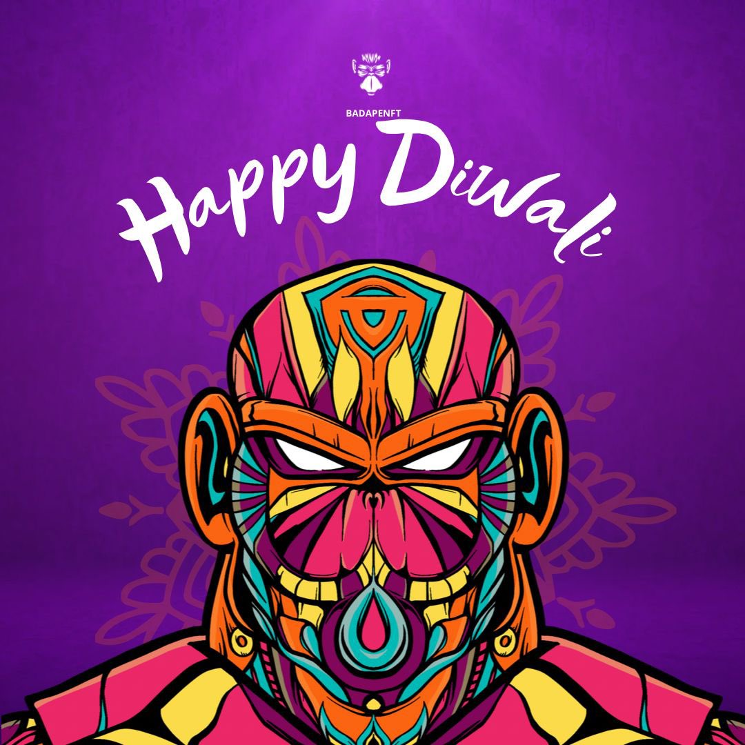 BadApeNFT's tweet photo. Diwali wishes from us, @BadApeNFT 
🔥Wishing all our hindu hodlers, followers and friends a very Happy Diwali. May the light of Diwali brightens your day 🪔 

 #StaySafe #HappyDiwali2022 https://t.co/SqHYH9QYcN