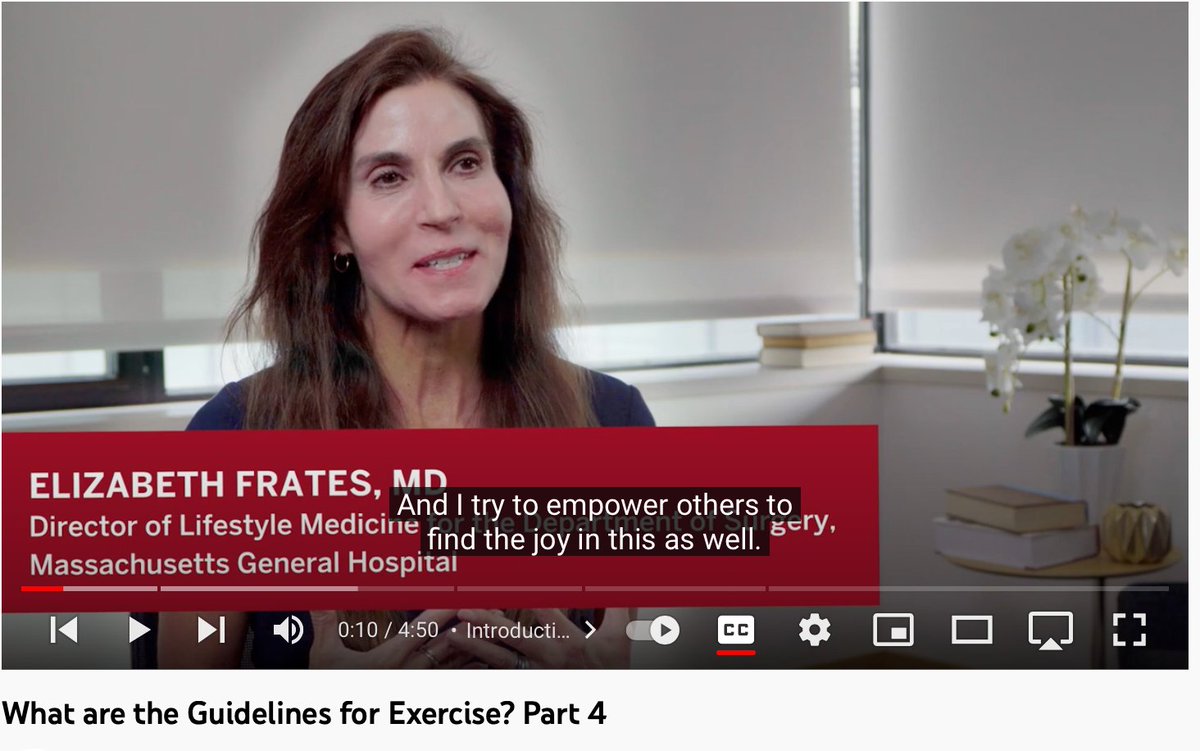BethFratesMD's tweet photo. Looking for information on the guidelines for physical activity? This video is for you! I also share the many benefits of exercise for your body+brain. Do you know what BDNF is? Listen here.🏃♀️ https://t.co/L17CVqGs7v #exercise #lifestylemedicine #Health #MedTwitter #CardioTwitter https://t.co/7Fq9YMEbcN