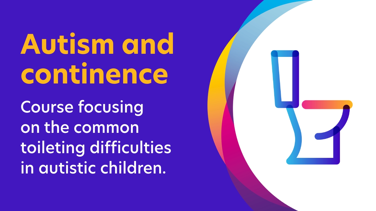 Join us for a 2-day training course that aims to explore why autistic children may find learning to use the toilet difficult, as well as more specific continence issues. Find out more: bit.ly/3Tvao1I #Autism