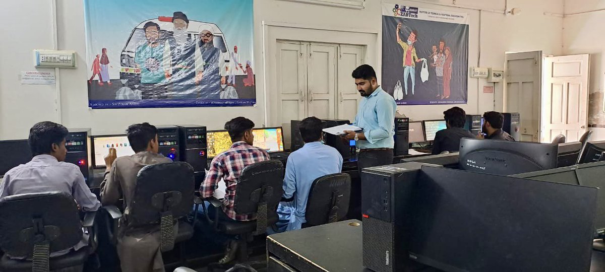 SzabistZabtech's tweet image. Final/Integrated Assessment done by SBTE for non funded TVET-SSP at SZABIST ZABTech (iTVE) Tando Muhammad Khan. 
#szabistzabtechitve #tandomuhammadkhan #finalassessment #integratedassessment #trainees #tvet #skillsforall #technicalandvocational #institute #instituteforall #skills