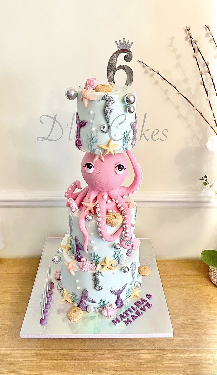 3 Tier under the sea octopus gravity cake. #caketober ingredients supplied by <a href="/LCOTrading/">LCO Trading Ltd</a> <a href="/CakeandBakeShow/">The Cake & Bake Show</a> <a href="/surreymumstweet/">Surrey Mums Online</a> #sundayvibes #SundayThoughts #Cakelovers #cake #Birthday #HappyBirthday