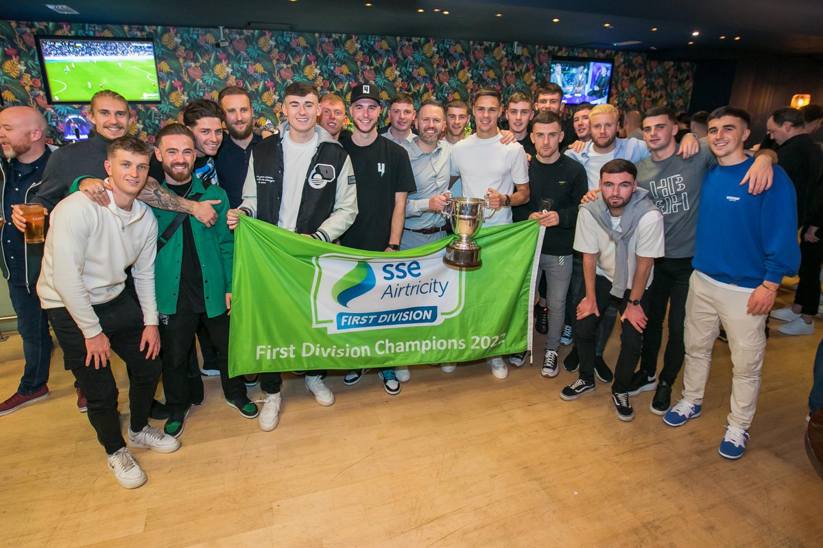 A big night at @sohobarcork last night as Cork City FC players, staff and fans celebrated a fantastic championship season