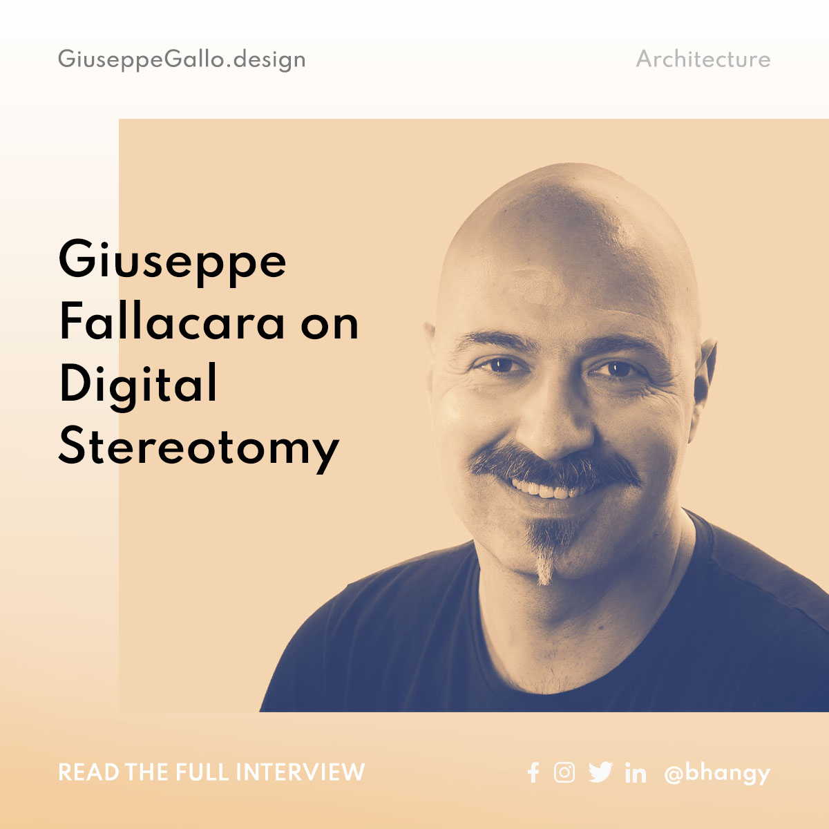bhangy's tweet photo. My interview on #stereotomy with Giuseppe Fallacara, #Architect and Full professor at the University of #Bari. Read it on my website to know more about this ancient and intelligent construction technique now extended by #digital #parametricarchitecture 

https://t.co/qSl4Uo2DVx https://t.co/05pO1xWn5D