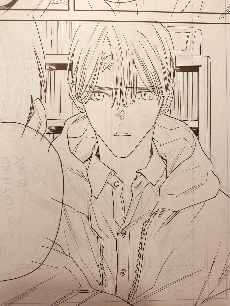 線画(「ボーイフレンド17」7話前編) 