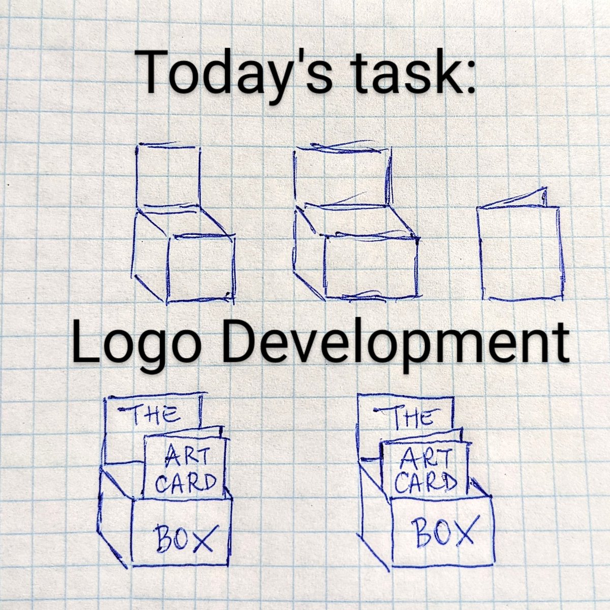 TheArtCardBox's tweet photo. Creating a logo has been on my mind for a while now. 
Humble beginnings 😊

Please like and follow my social media pages 😍

https://t.co/P0SLTEunt0 https://t.co/9ASLx5tvtA