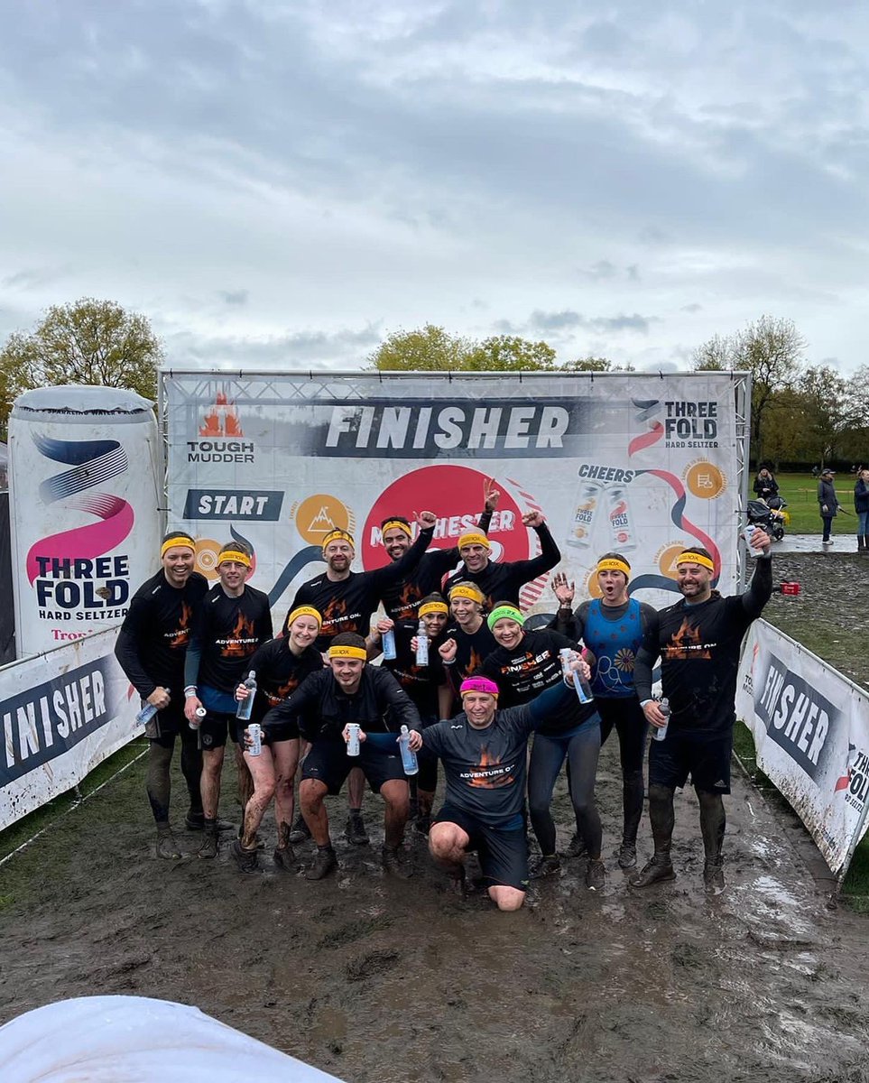 ReubensRetreat's tweet image. Huge well done to our team of tough mudder mudderers from @TCworldwide They completed todays course taking our very own @Staceyk51 with them! Huge thank you to everyone who’s supported so far… they’re not too far off target 😀 justgiving.com/fundraising/tr…