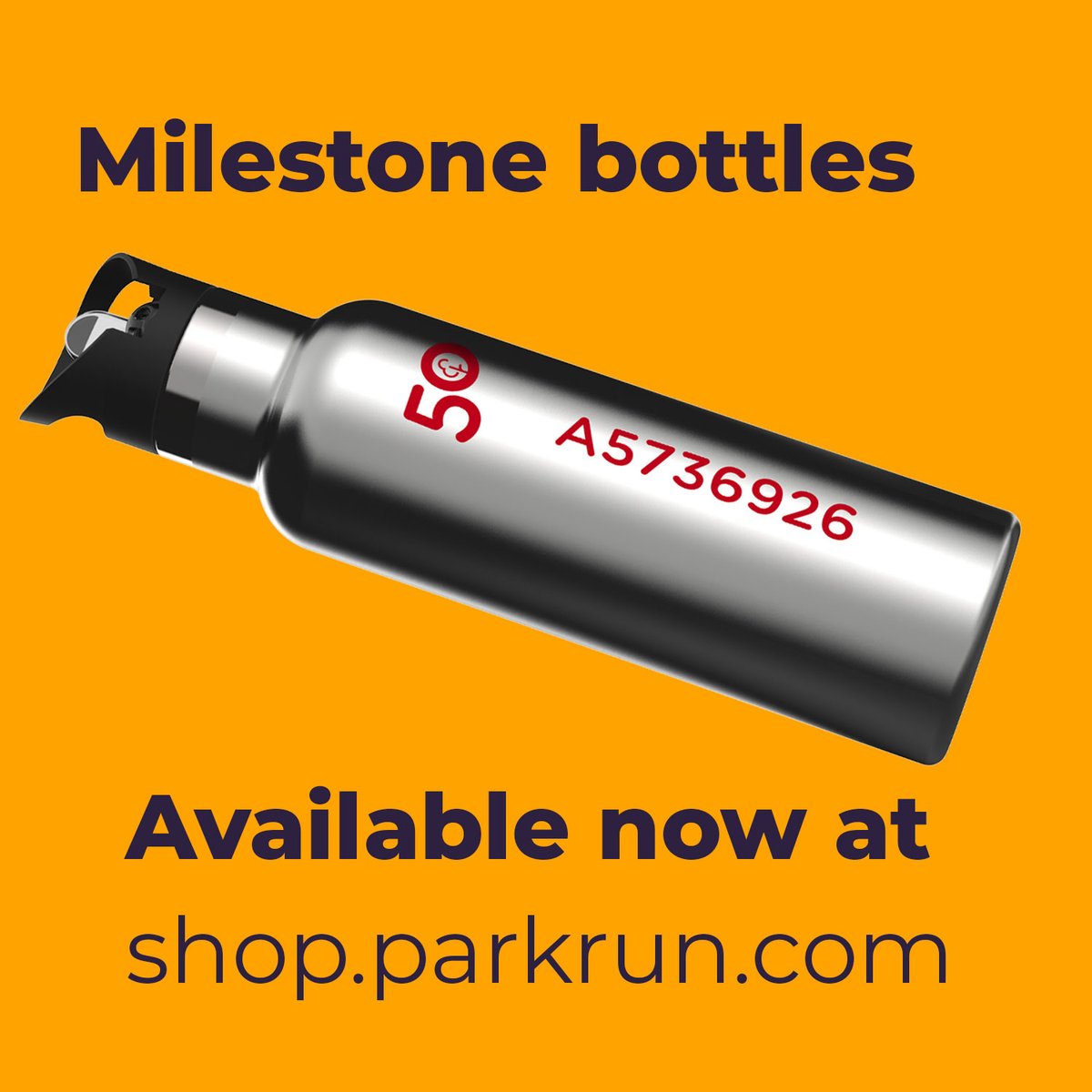 Milestone water bottles are now available at the parkrun shop 🤩 Our stainless steel 500ml bottles can keep your drink cold for up to 24 hours or hot for up to 12 hours! Get yours now 👉 parkrun.me/milestonebottl… 🌳 #loveparkrun