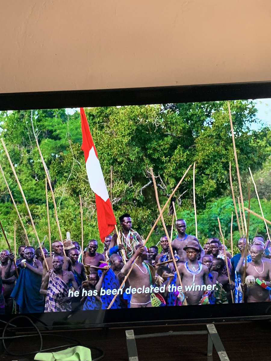 jakuuire's tweet photo. Finally watching this show called “Human Playground” on Netflix. There’s a section about a tribe in Ethiopia where men fight with sticks to prove themselves. They’re bare naked and it gets bloody. So intriguing #HumanPlayground https://t.co/ireVOPfoIj
