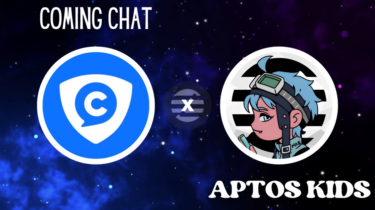 AptosKids's tweet photo. ⚠️NEW MASSIVE GIVEAWAY with @ComingChatApp⚠️  

👼🏻 20 WL for 
@AptosKids

📱20 WL for
@ComingChatApp 

HOW-TO-WIN!?⬇️
1️⃣ FOLLOW 
@AptosKids
 &amp; 
@ComingChatApp 
 2️⃣ LIKE &amp; RT
🔀 TAG 3 FRIENDS

72H - DO NOT MISS IT ⏱️🔥 https://t.co/yLbr0Qhu1D