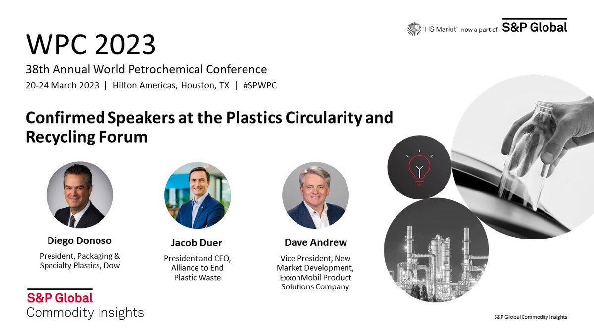 EnergySPG's tweet image. #K2022 is busier than ever but look to the future!

Check out the confirmed speakers of the #Plastics #Recycling and #Circularity Forum from @DowNewsroom @EndPlasticWaste @exxonmobil at #SPWPC STILL the 20-24 March and STILL in Houston, TX

Register here: okt.to/h8tGrk