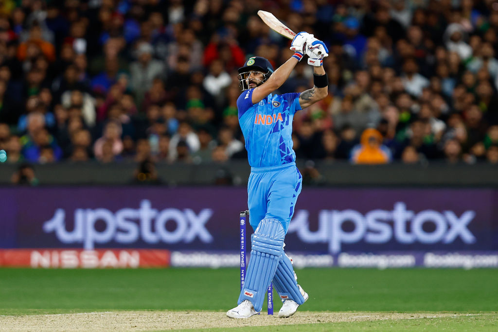 anshulm6's tweet photo. emotions still running high, can't thank Kohli enough for all the countless moments such as this! The greatest of all time 👑 https://t.co/VvfzzCdYsO