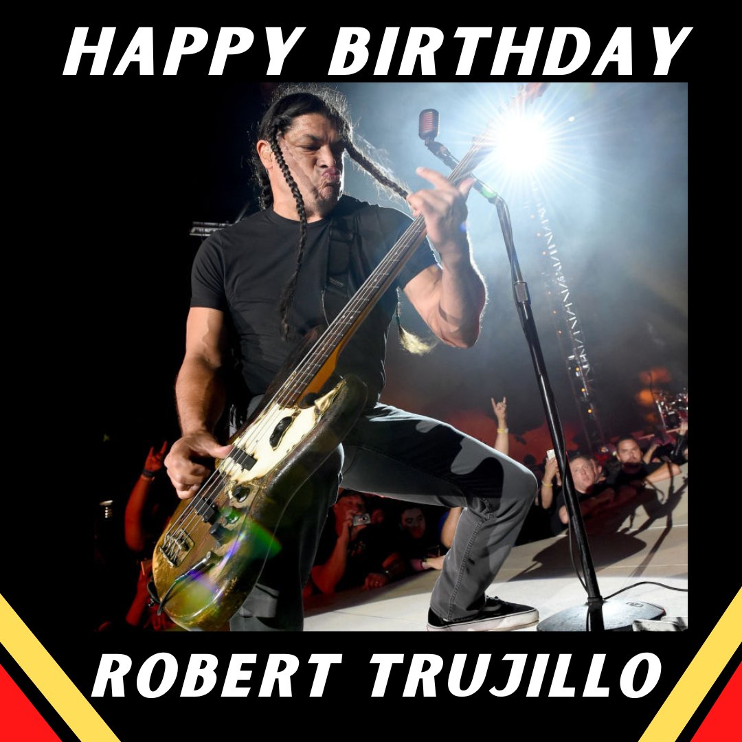 Wishing a happy birthday to Metallica bassist Robert Trujillo 

Photo by Kevin Winter/Getty Images 