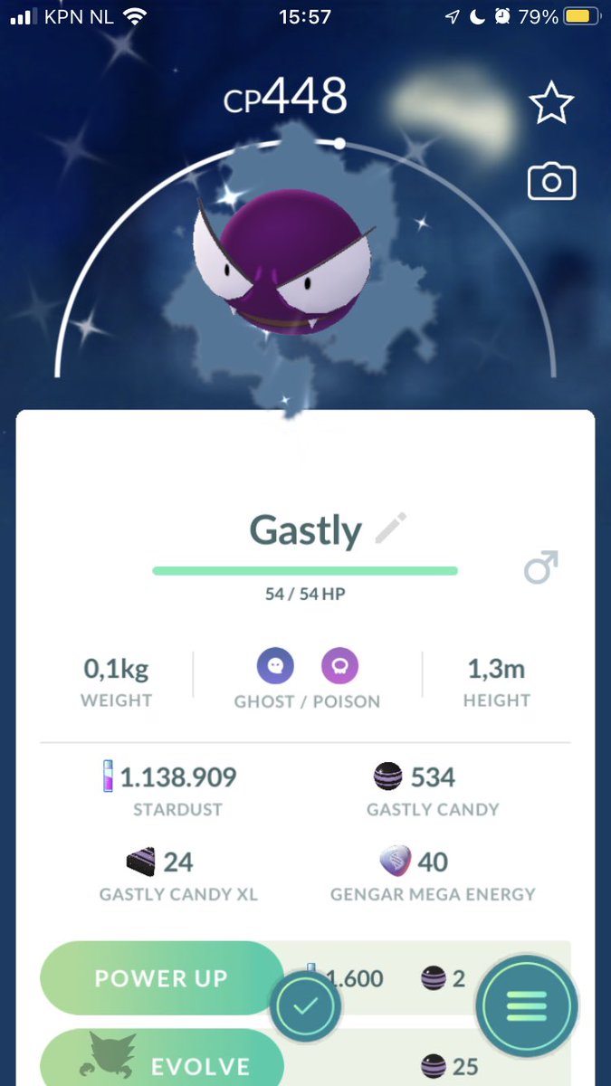 no fucking way omg 
A SHINY GASTLY 
#Pokemon #PokemonGO #Gastly #ShinyPokemon #shinygastly #shiny