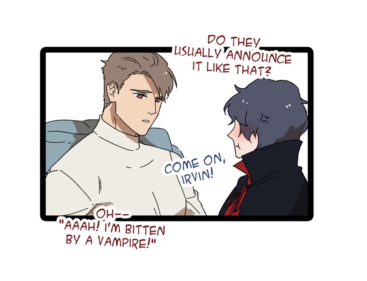Hello new followers! I make BL webtoons for a living-- Most of them are FREE to read, please check them out on pinned posts!!!

(Here's Irvin and Yona from Athenaeum of Malice practicing Halloween lines!) https://t.co/1nyxTPFwMo 