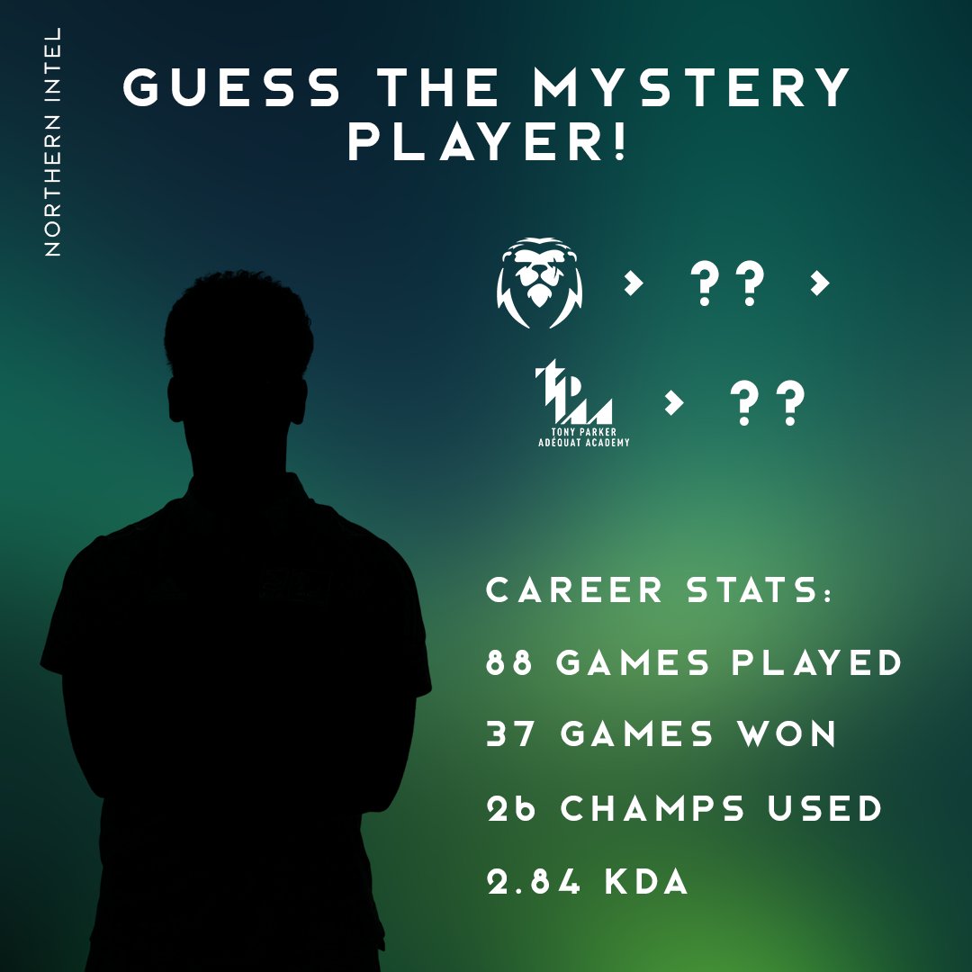 Let's see if you can guess the mystery player?!

They were last seen in the NLC in Summer, let me know who you think it is!

#NorthernIntel