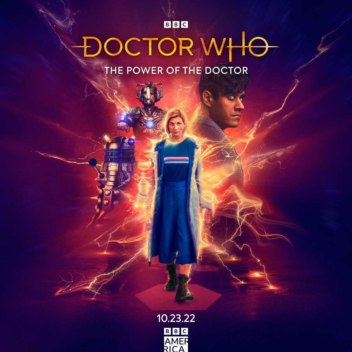NeBuR_KaM's tweet photo. Jodie WHOittaker inicia el camino final del Doctor, camino que inicialmente no conectó con muchos fans, como siempre pasa con cada nuevo Doctor, pero que en sus siguientes temporadas logró revitalizar al personaje, creando nuevos caminos que explorar. #ThePowerOfTheDoctor #DocWho https://t.co/Zn1NXneE3A