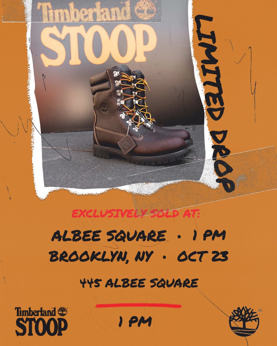 Limited pairs available today only at #TheStoop. Doors open at 1PM. Credit Cards and Apple Pay Only.