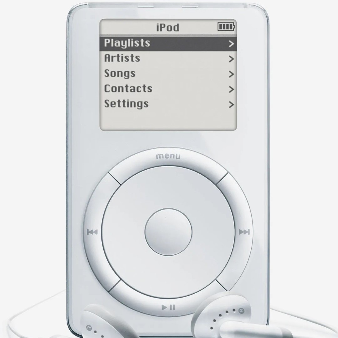 Apple introduced the iPod #OnThisDay in 2001, a portable media player that became one of the most successful and revolutionary products of the early 2000s. 📷Courtesy of Apple