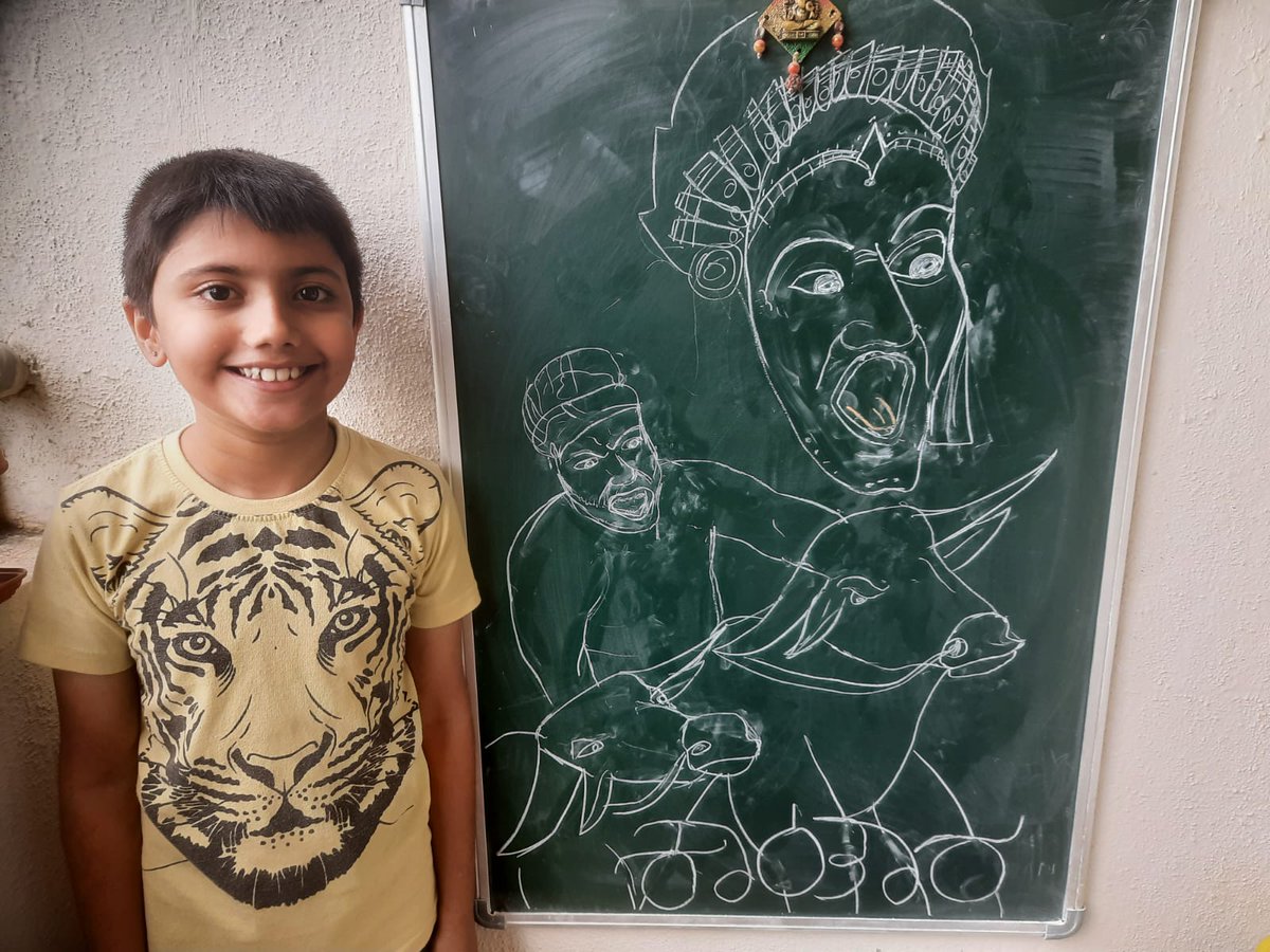 sureshkukkaje's tweet photo. ಕಾಂತಾರದನಂತರ…
ಕಾಂತಾರವನ್ನು ವೀಕ್ಷಿಸಿ ಬಂದ ಕೂಡಲೇ ಅಭಿರಾಮನಿಂದ ಮೂಡಿದ ಕಾಂತಾರ 😊
Thanks for a wonder world called "#Kantara", created by @shetty_rishab, @hombalefilms !!
@KantaraFilm https://t.co/46sn5SvJnX