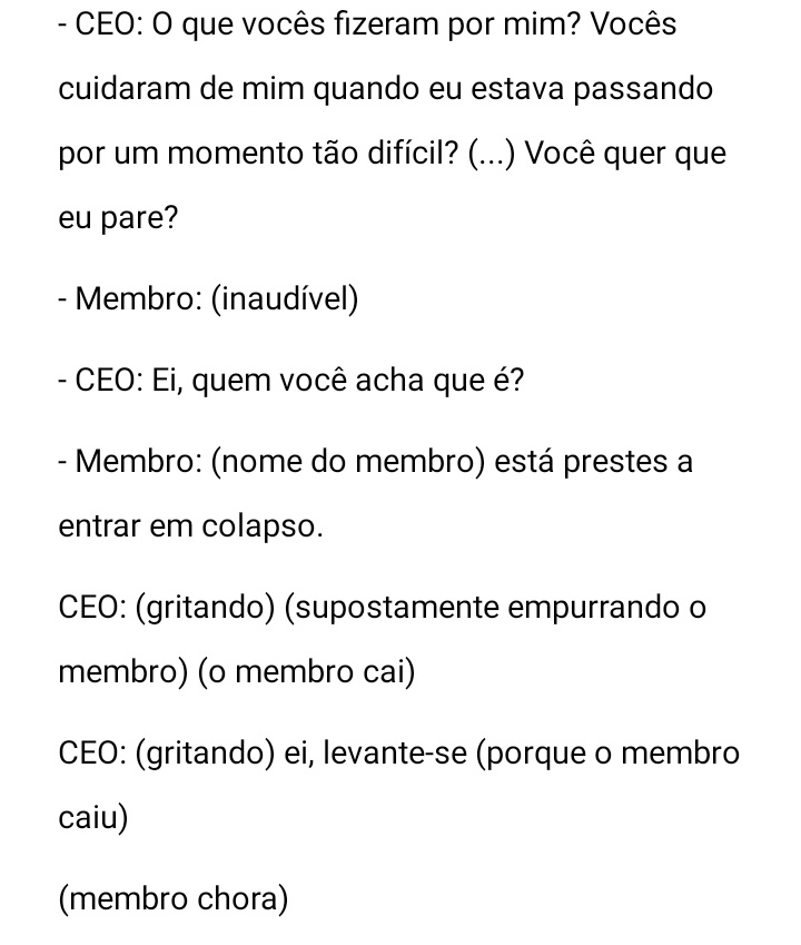 UpdateKBoys's tweet photo. 🚨 ABSURDO! Um membro do Omega X foi agredido fisicamente e verbalmente por CEO da Spire Entertainment. 

Em um vídeo vazado, uma testemunha assustada conseguiu gravar um trecho do acontecimento. A empresa disse estar “verificando os fatos.”

#ProtectOMEGAX https://t.co/gkglgZ2BfM