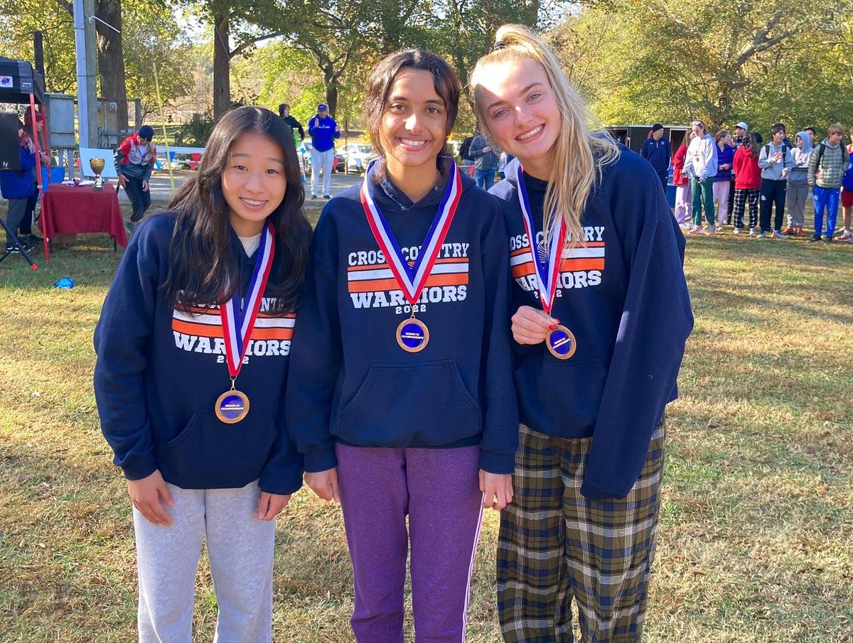 northcobbxc's tweet photo. NCXC Girls finish 2nd in region led by Alexis Christian, Sepideh Ghasemi, and freshman Sara Takemoto! See you at state in 2wks!! https://t.co/Oync32kz0b