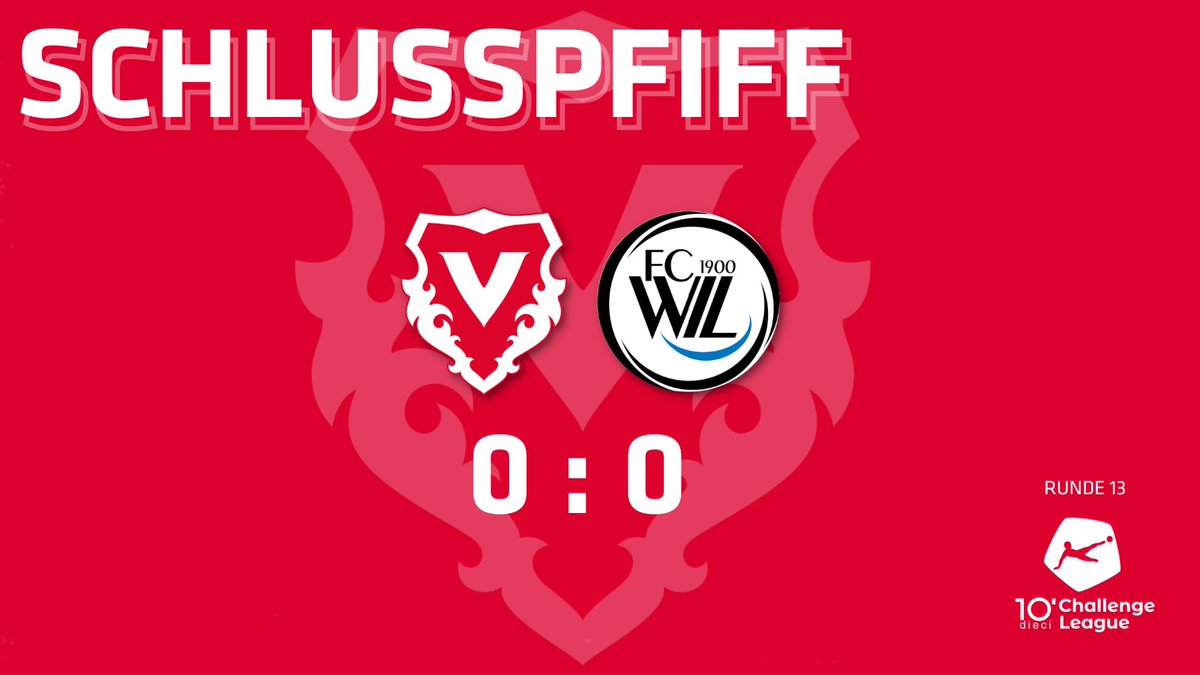 Schlusspfiff in Vaduz | 0:0 #hoppvadoz #supportFCV #fcvaduz #VADWIL