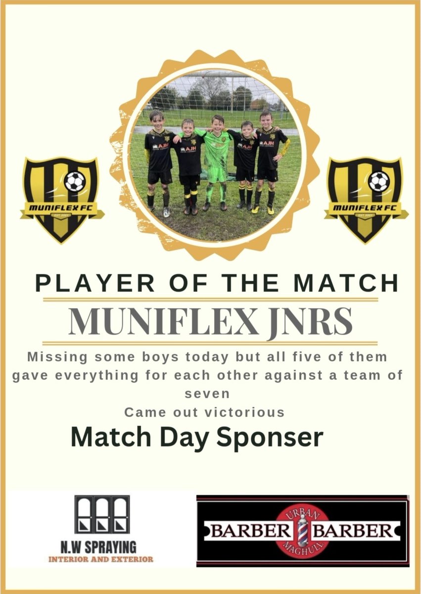 Muniflex Juniors ⚽ 💛 🖤 tweet media