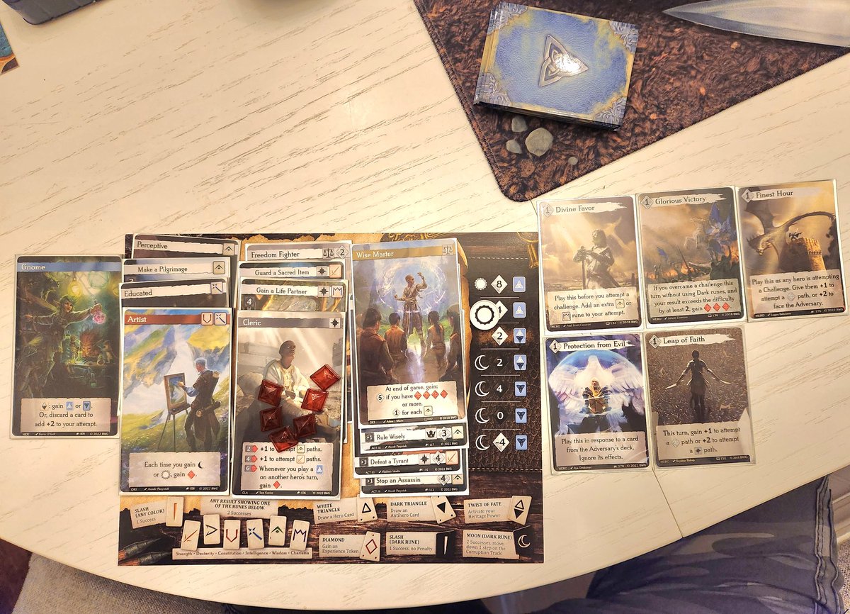 Well at least I was on brand...even if I forgot to prepare for the final Adversary and came in last. I am ok with my NPC status. <a href="/bwisegames/">Brotherwise Games</a> #CalltoAdventure #EpicOrigins