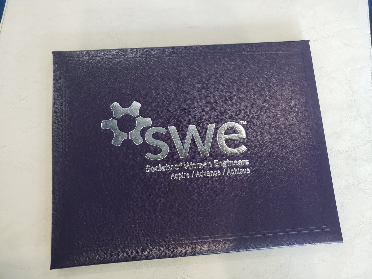 I just got back and happy to say that I received the 2nd Place Award! Thank you to the @SWEtalk #WE22 judges. It was a great session and massive congratulations to the other finalists 🎉