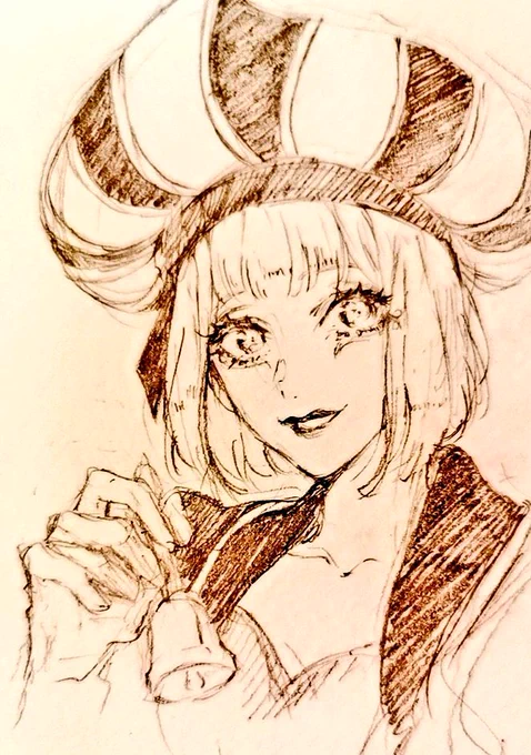 こないだ手下のヴェールさんは描かせていただきました 