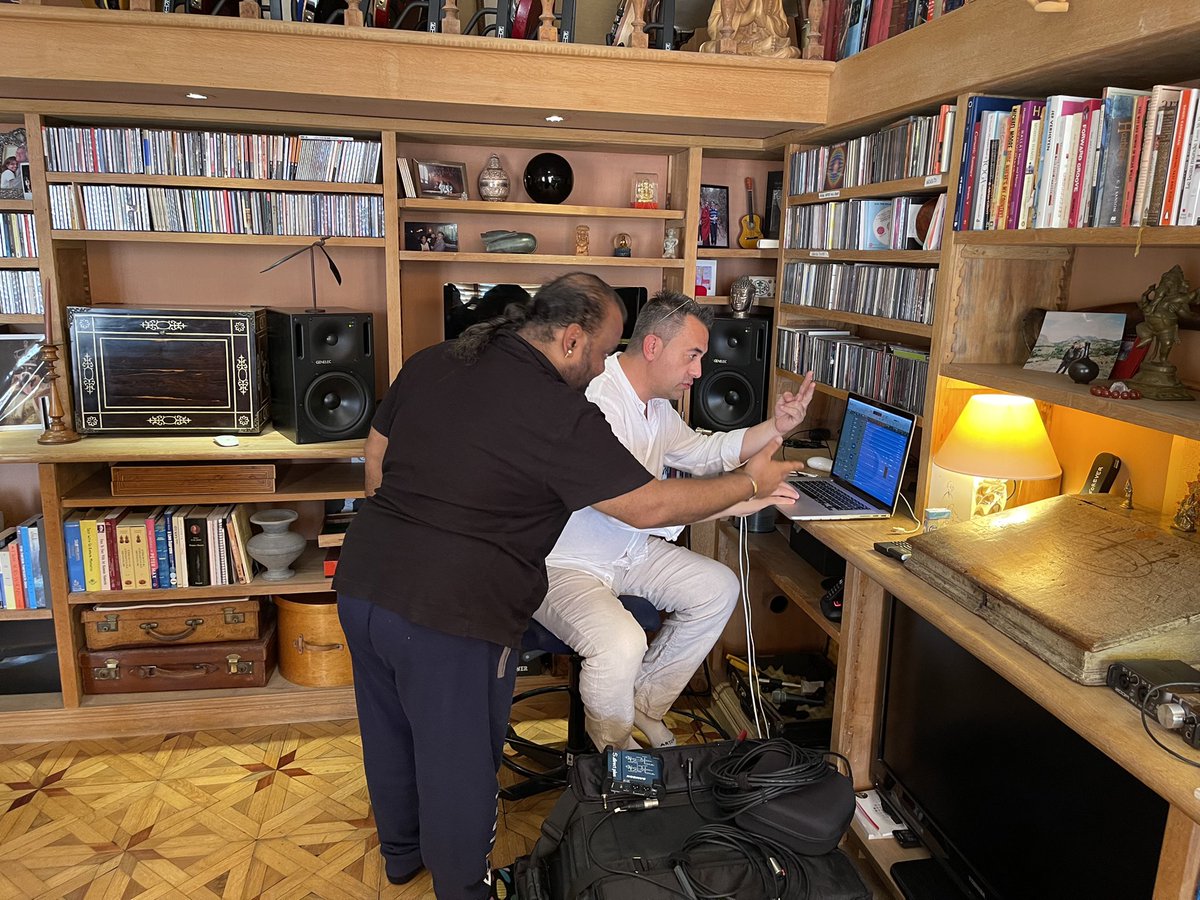 Very excited to start a new #Shakti recording !