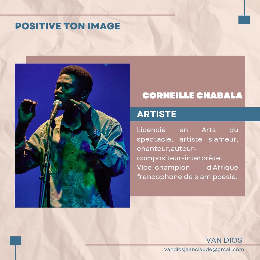 CorneillChabala's tweet photo. Le vôtre ⭐💎
#SpokenWordArtist
#AfriStyle
#AfroSlamOpéRap https://t.co/0qSBVQfyst