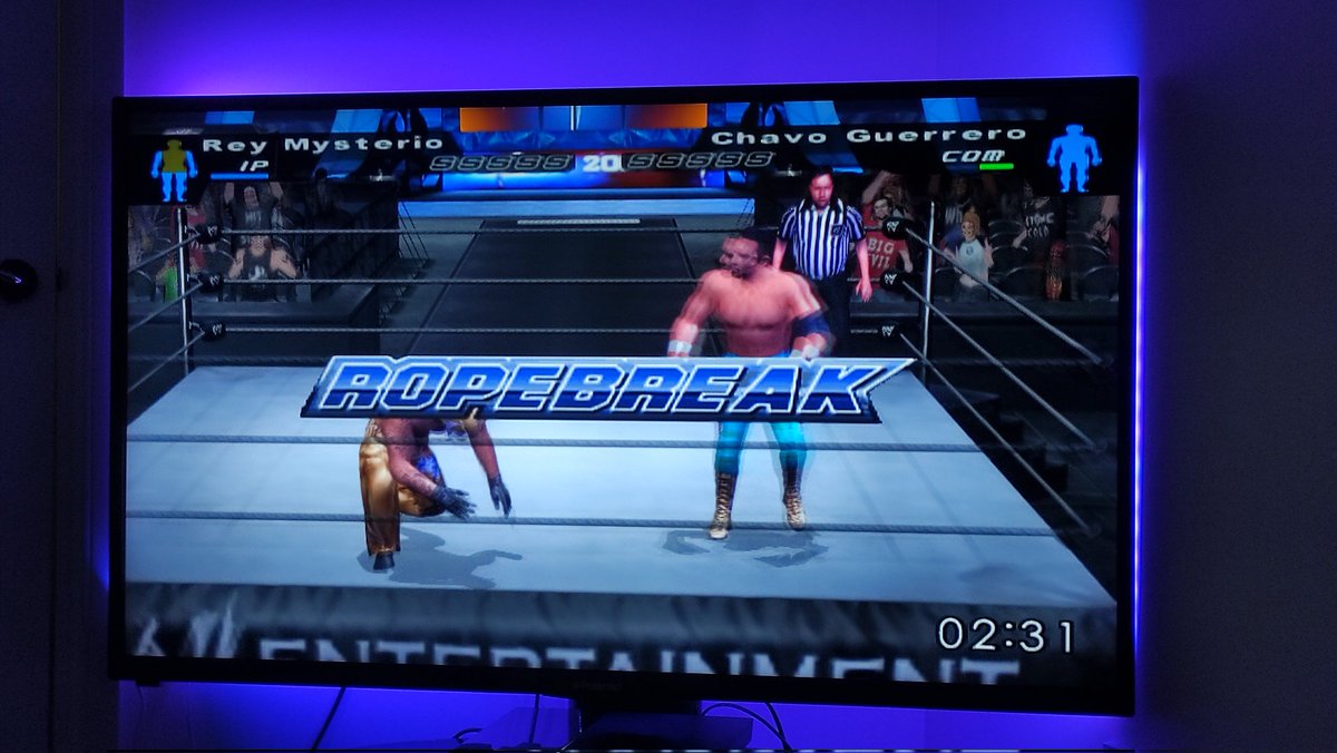 _Squared_Circle's tweet photo. Breaking out a classic, playing Here Comes The Pain on a JB PS4 - just need to remember the controls 🤪
#wwe #ps2 #htcp #herecomesthepain https://t.co/13J97RDdsK