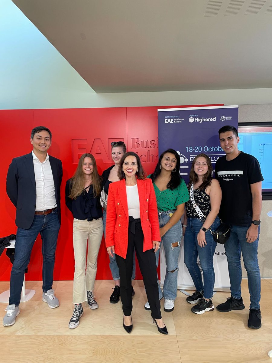 wigmorealvarez's tweet photo. Recharging from @EFMDNews Fairs by @Highered_org broadcast from @EAE_B_School BCN #EAEWelcome22. Thanks sponsors @AXAIM -main & @Equinor @abinbev @bbva -gold
6,000+ came, 105+ schools. Keynotes/CV Clinics by sponsors, @mmoragianis @DiageoEU
& @myGwork with #workfair 🏳️🌈🏳️⚧️ pavilion https://t.co/8yPK5fRMQJ