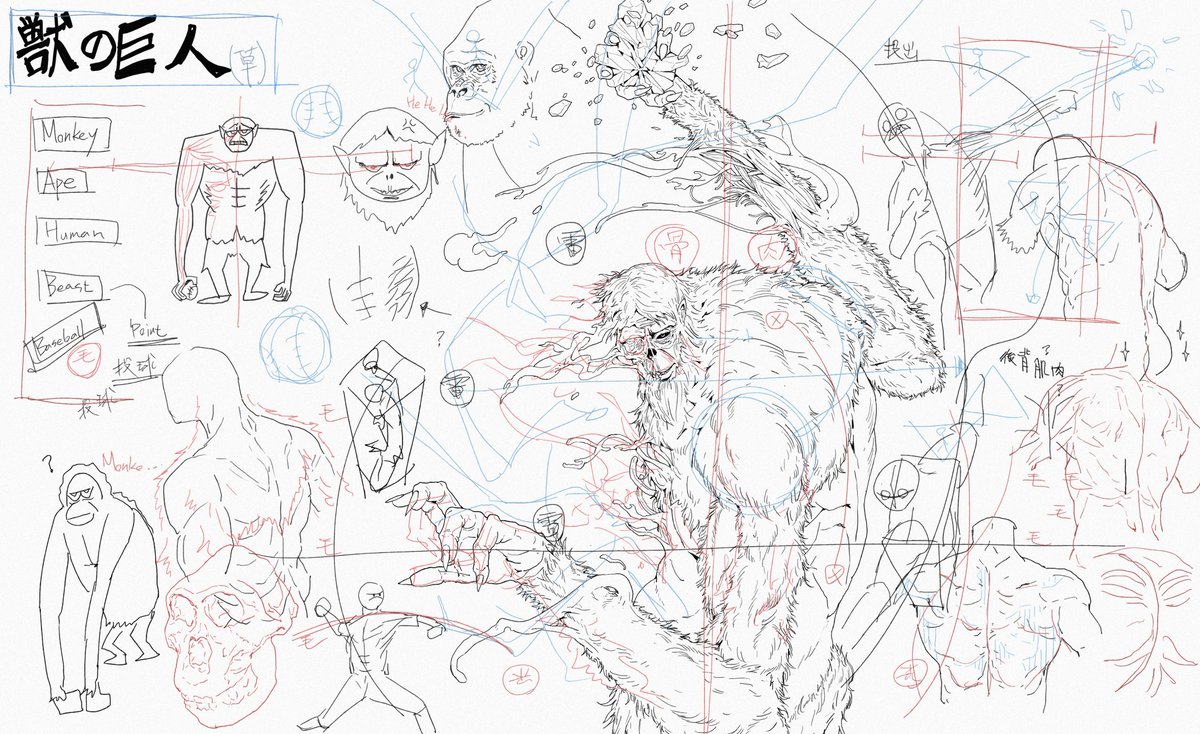 Attack on titan drawing notes 