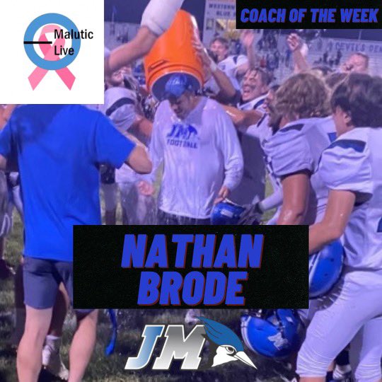 Malutic Live (@malutic_live) on Twitter photo Congratulations to Jackson Milton HC Nathan Brode for winning our Week 10 coach of week. Jays defeated McDonald on Friday for the first time in 16 years. <a href="/JM_Athletics/">Jackson-Milton Athletics</a> Congratulations to Jackson Milton HC Nathan Brode for winning our Week 10 coach of week. Jays defeated McDonald on Friday for the first time in 16 years. <a href="/JM_Athletics/">Jackson-Milton Athletics</a>