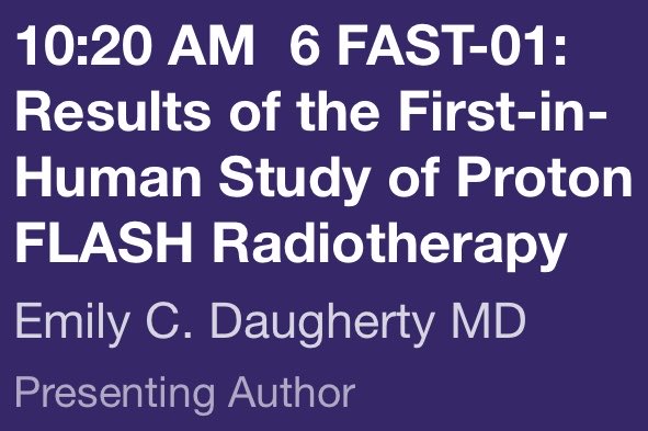 proton_therapy's tweet photo. Excited to hear the results of the FAST-01 trial this morning.
#ASTRO22 https://t.co/eyN28eUSke