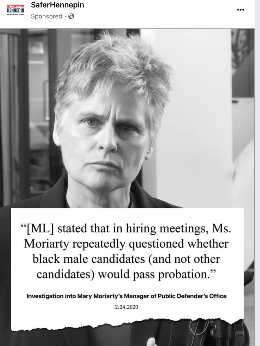 DonAllen02's tweet photo. This individual CANNOT be the Hennepin County Attorney. ⁦@RevTChristopher⁩ https://t.co/6hXpZRfoyr