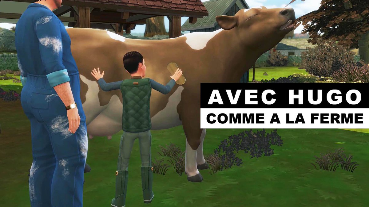 ANLN84's tweet photo. Venez prendre un bon bol d’air à la ferme, avec Max et Hugo 🐄🌱
#Sims4 #showusyourbuilds #thesims https://t.co/DUt9IgNXKN via @YouTube https://t.co/Q4tYvgdz0j