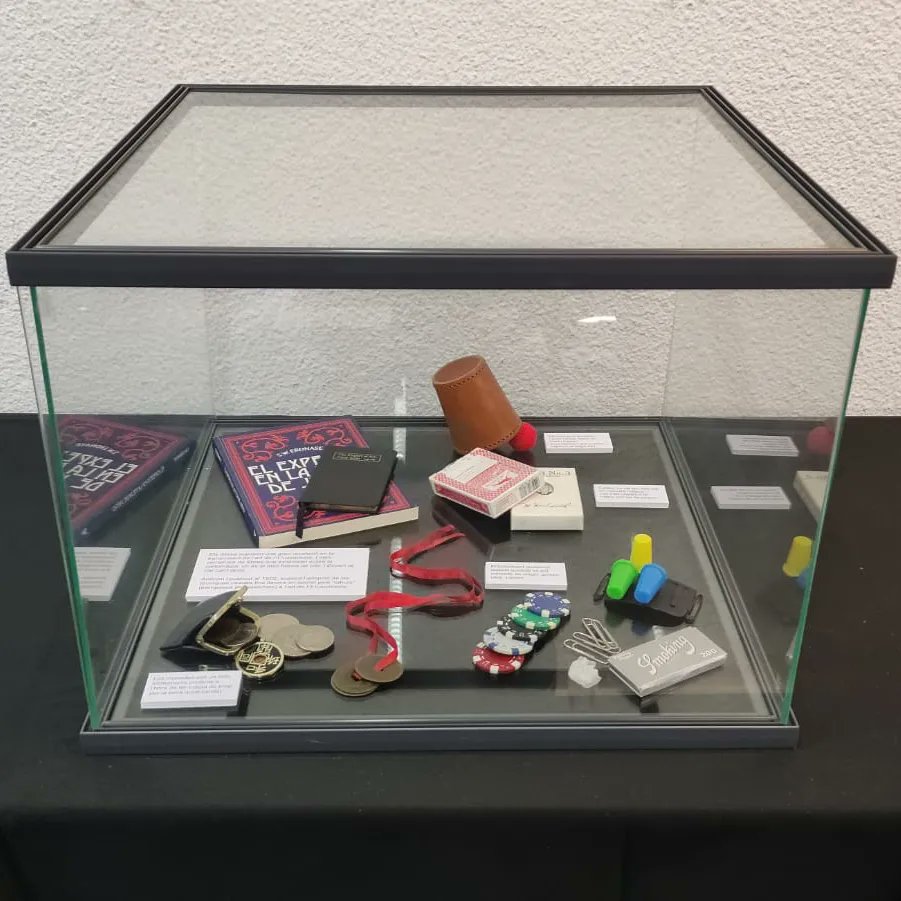 La màgia és cultura. Per aquest motiu us preparem amb amor una exposició renovada edició rera edició. Una part de la de d'enguany la veureu al 2023 i l'altre... és art efímer...