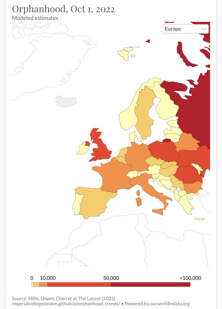 This is the map of children losing their parents due to the COVID pandemic. Guess which Western European country is the only flagged as red? 

Yes, that’s right. Boris Johnson’s legacy.