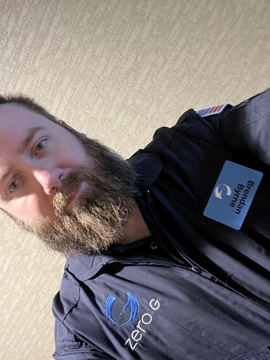 Working on a Sunday isn’t bad when your flying on a <a href="/GoZeroG/">Zero-G</a> flight and some of your space friends happen to be here. <a href="/AstroJoanE/">Joan Marie 🚀</a> <a href="/MikeMongo/">Mike Mongo 🖼️🐐 #IAmAI</a> <a href="/DrSianProctor/">Dr. Sian “Leo” Proctor</a> 

I’m following two brothers who won an essay contest to be here. We’ll talk the inspiration of microgravity on <a href="/awtyspace/">Are We There Yet?</a>