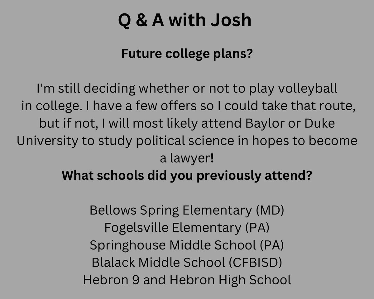 HHSVB's tweet photo. ✨SENIOR SPOTLIGHT✨
Joshua Lee - Varsity Manager
Tuesday 10/25 is Senior Night and our last game of the season.
HAWK FANS…Please join us as we honor our 5 amazing seniors & help cheer us on to a win over Lewisville.
#hhsvb #hpnd #gohawks #seniorspotlight #classof2023 https://t.co/IEM7rVl2As