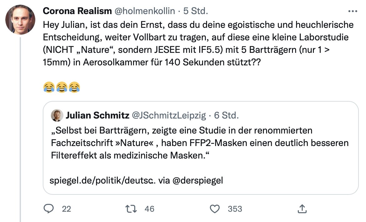 HolgerHamburgo's tweet photo. Sonntag ... Herren streiten sich um Bärte. Es ist Zeit für das #Bartgate! Gibt es nichts sinnvolleres?
Der @holmenkollin muss sich dazu auch äußern. Mit selektiver Studienauswertung kennt sich Holmi nun wirklich exzellent aus! https://t.co/Xl4uGPuxUj